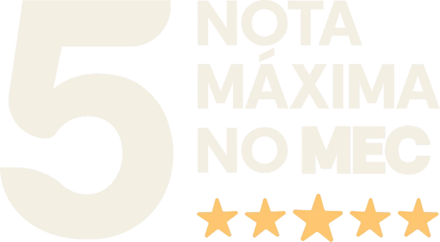 Nota máxima 5 no MEC